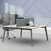 2人用の高級オフィス家具デザイン木製事務局エグゼクティブオフィステーブル